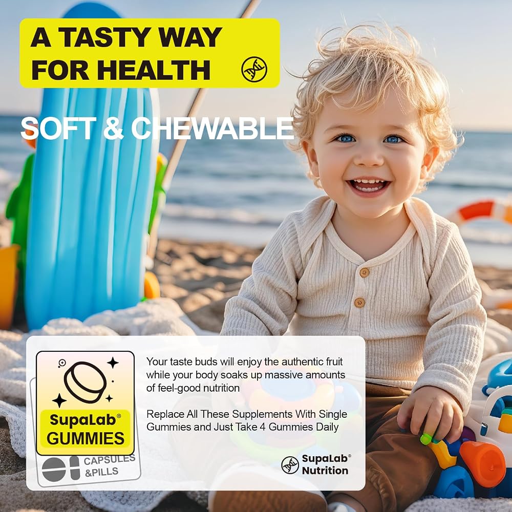 MEGNETA Kids Multivitamin & Omega Gummies with Fish Oil - 60 Gummies - image 6