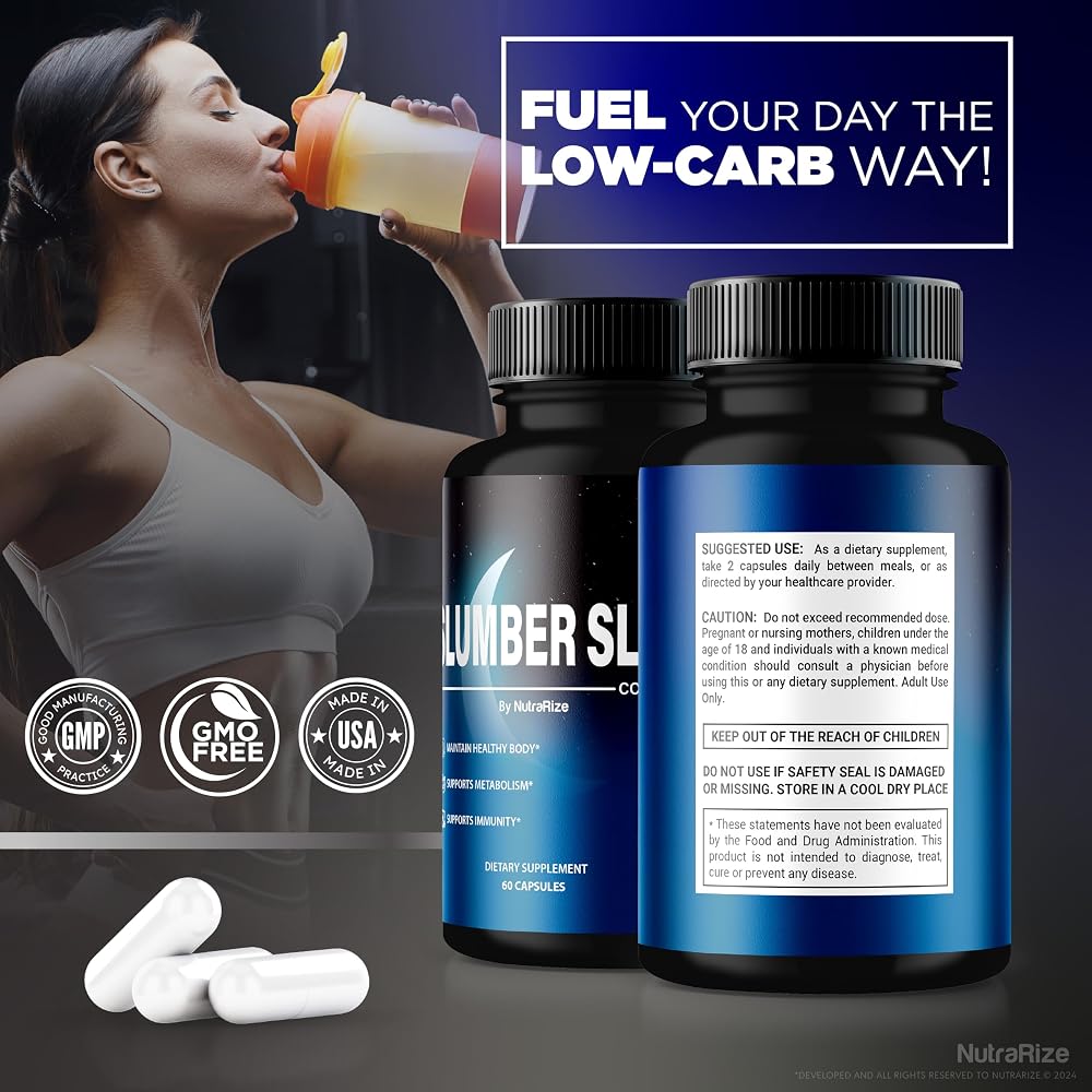 NutraRize Slumber Slim Complex Formula Keto Support - 180 Capsules - image 8
