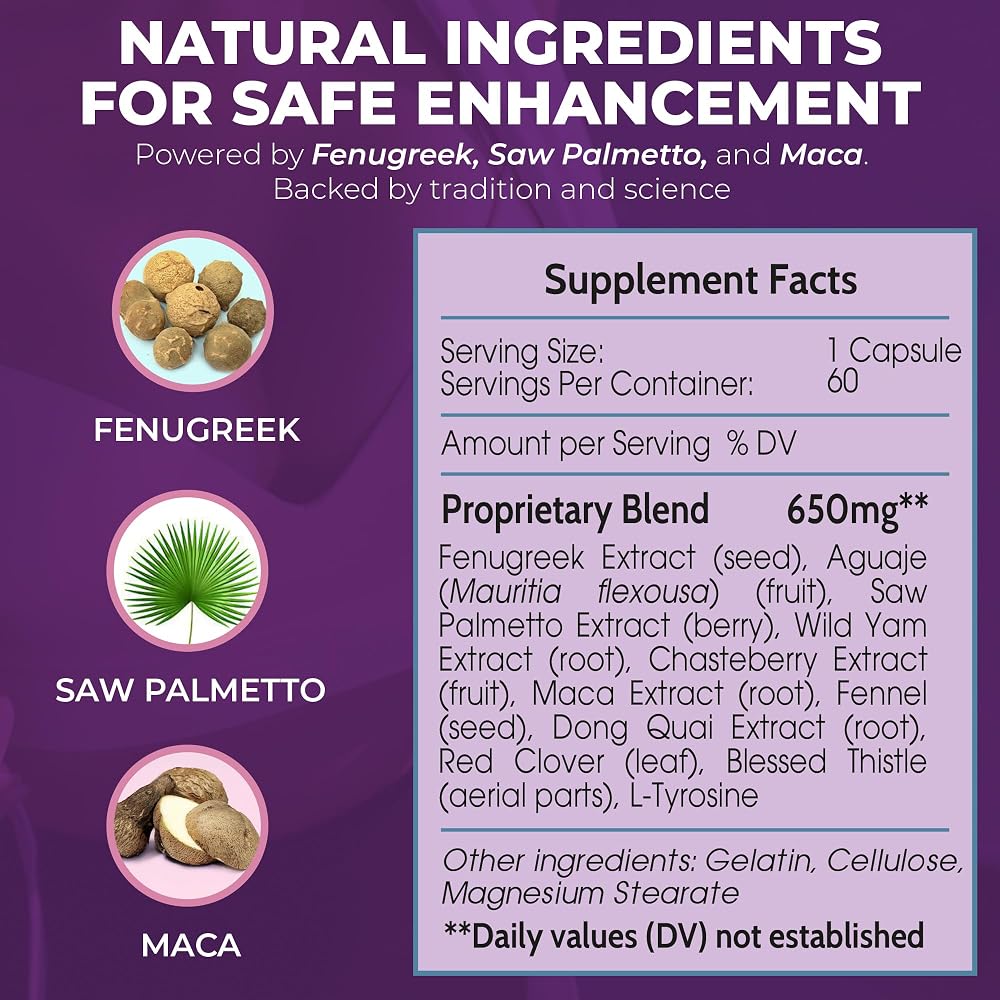 Booty Magic Busty Boost Breast Enhancement Pills - 60 Capsules - image 4