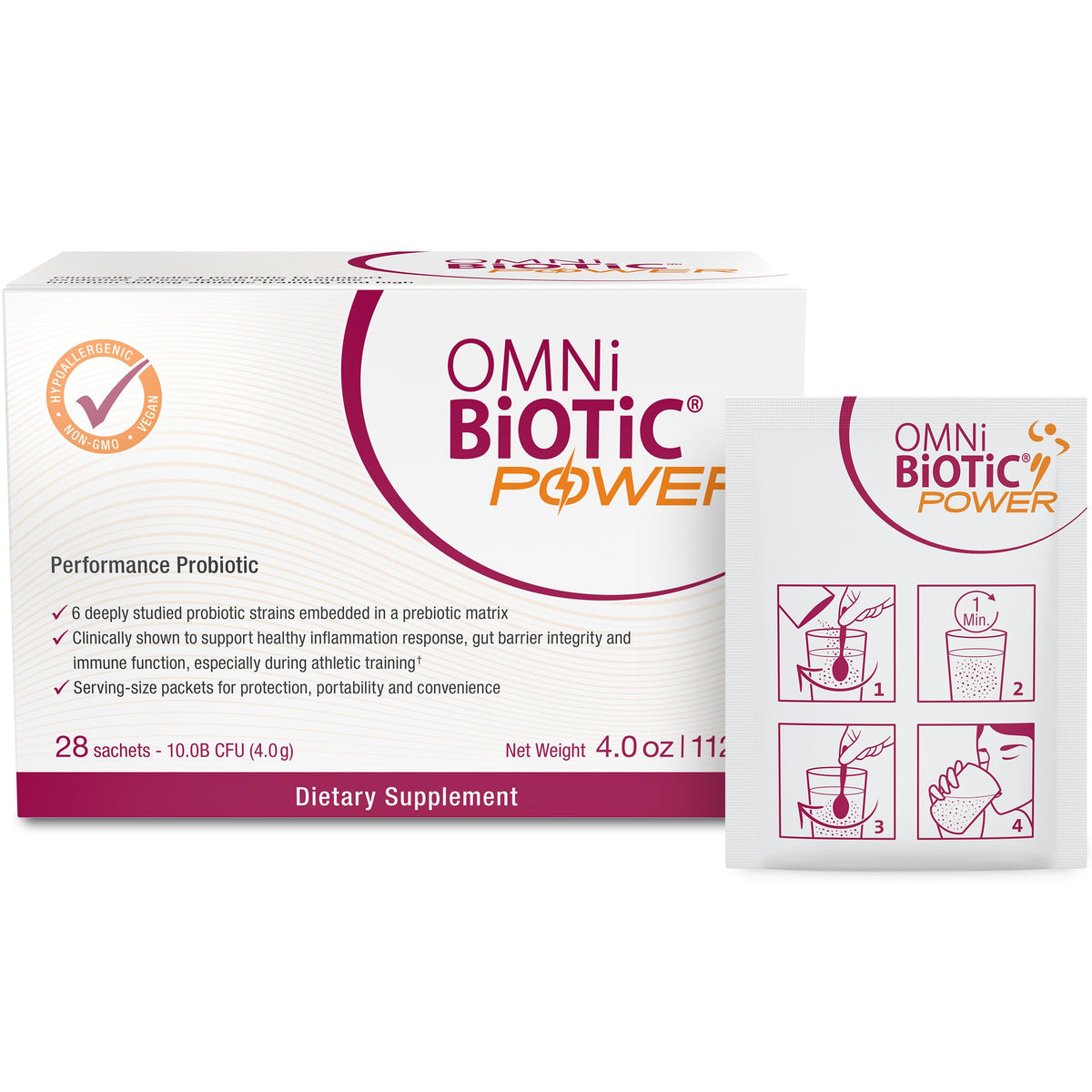 OMNi BiOTiC Power Probiotic Powder - 4 Ounce