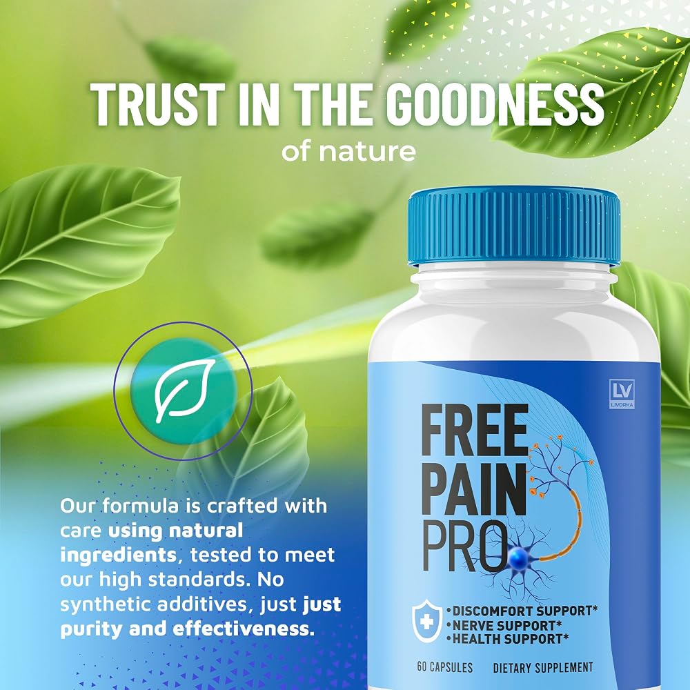 LIVORKA Free Pain Pro Capsules Advanced Formula - 180 Capsules - image 3