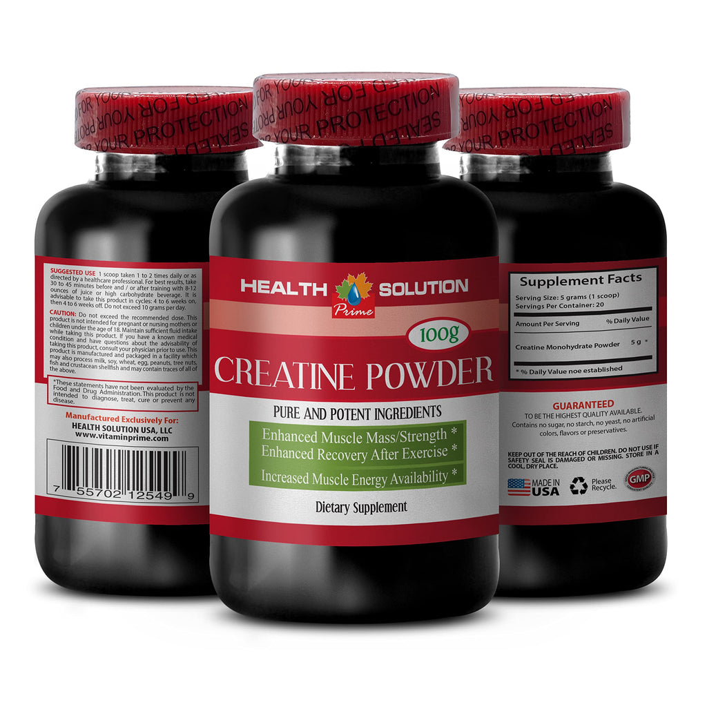 Health Solution Prime Creatine Monohydrate Powder - 100g