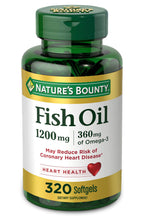 Nature's Bounty Fish Oil 1200 mg - 320 Softgels