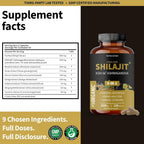 FIRSTORGANIC Himalayan Shilajit Vitality Guard+ Complex - 120 Capsules - image 4
