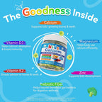 LILICARE Kids Calcium Gummies with Vitamin D3 K2 - 60 Gummies - image 4