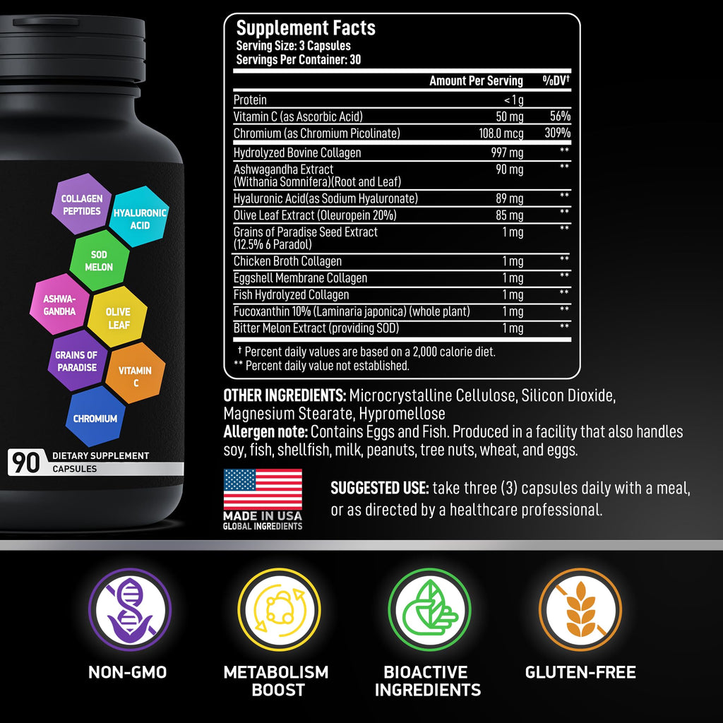 BIOACTIVE LABS Thermogenic Multi Collagen Burn Capsules Parent