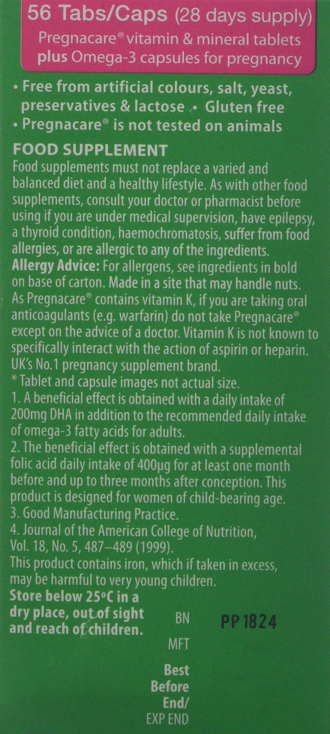 Pregnacare Plus Prenatal Multivitamin with Omega-3 - 2 Pack - image 2
