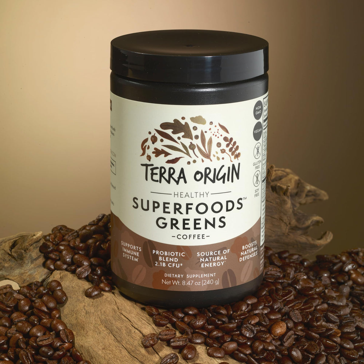 TERRA ORIGIN Superfoods Greens Blend Powder - 30 Servings - image 2