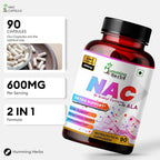 Humming Herbs NAC 450mg with Alpha Lipoic Acid - 90 Vegan Capsules - image 4