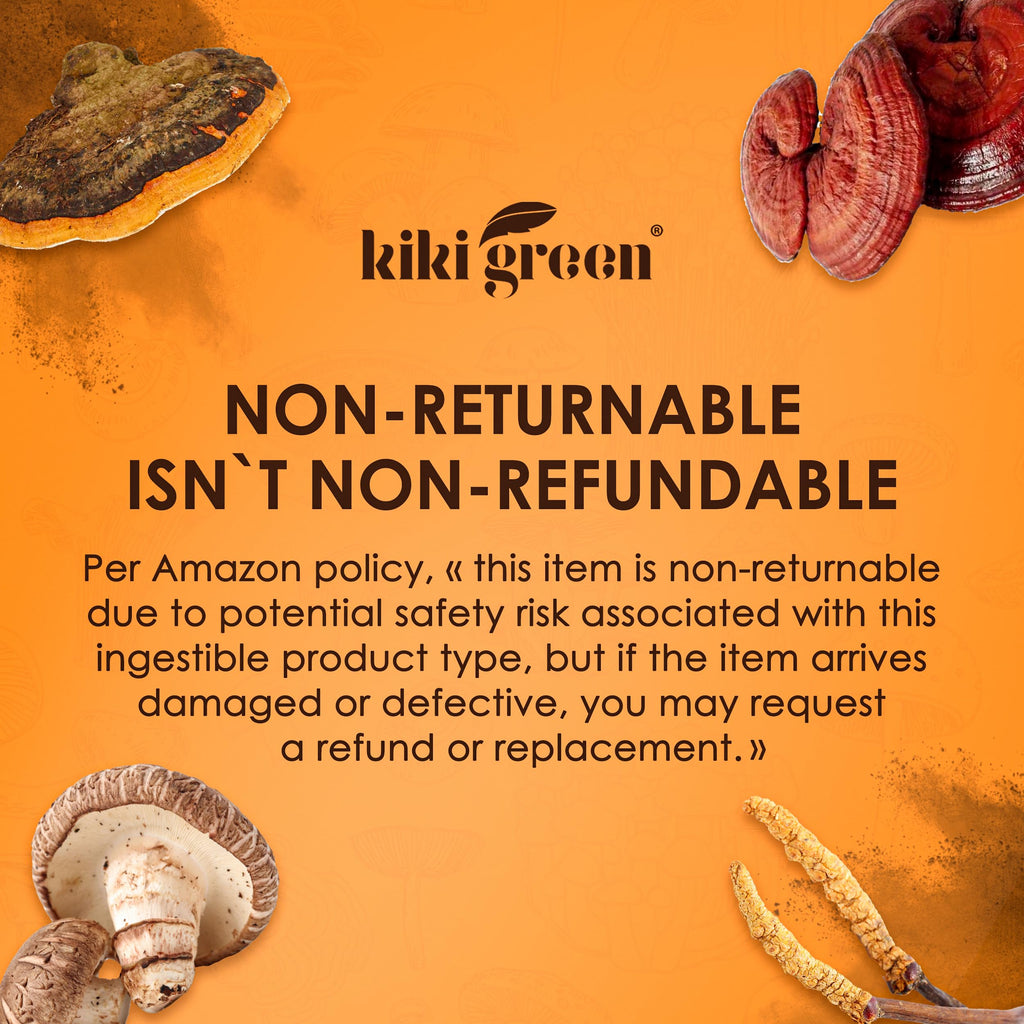 KIKI Green 8 Mushrooms Liquid Extract Drops for Cognitive Support - image 4