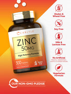 Carlyle Zinc 50mg - 300 Tablets - image 4