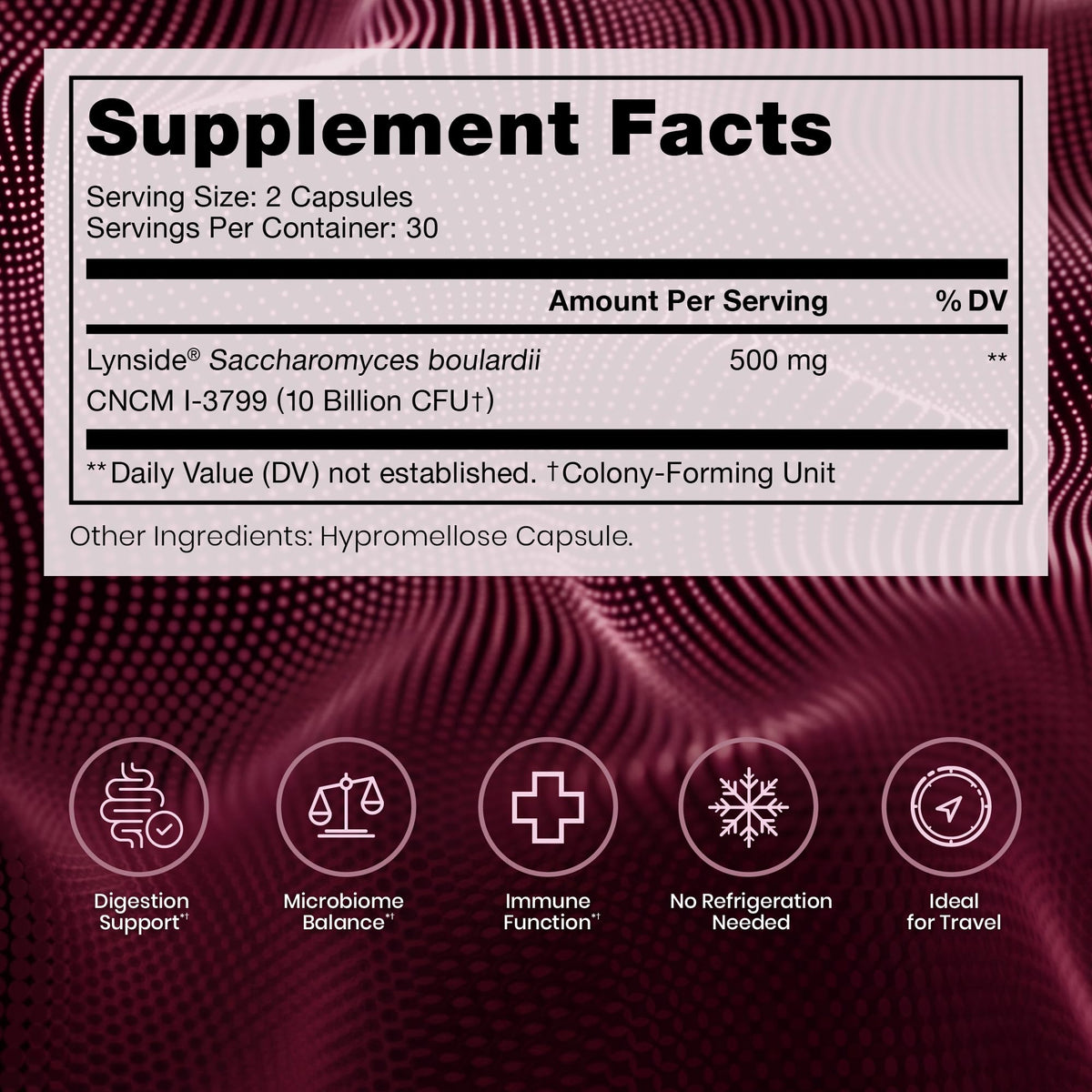 Pure Therapro Rx Saccharomyces 10B Probiotic