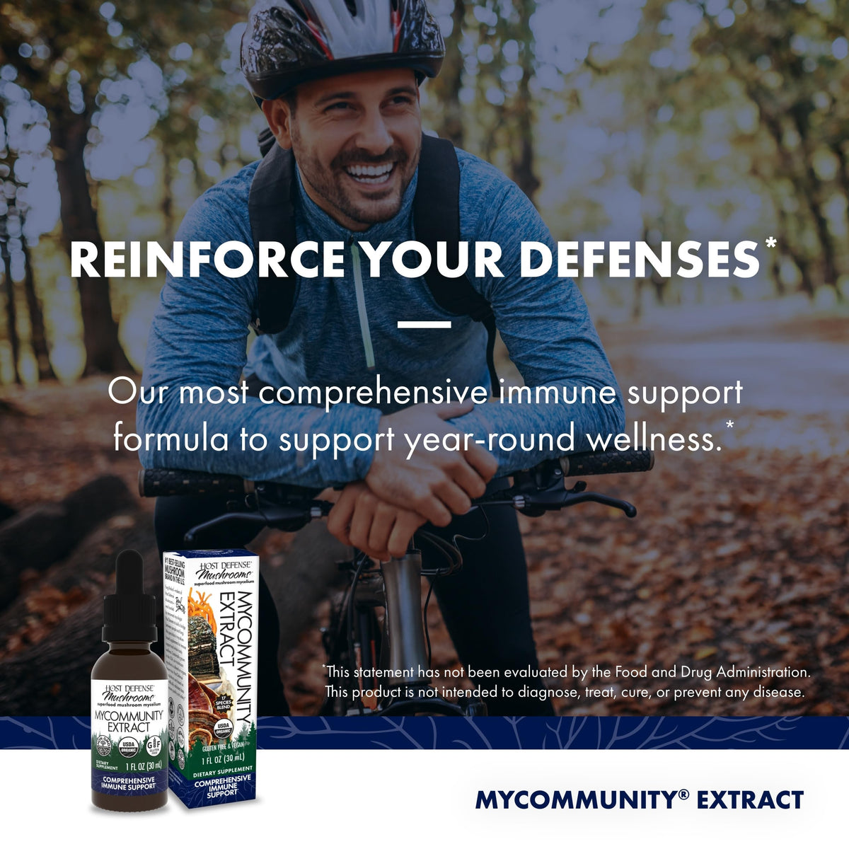 Host Defense MyCommunity Extract - 17 Species Blend Mushroom