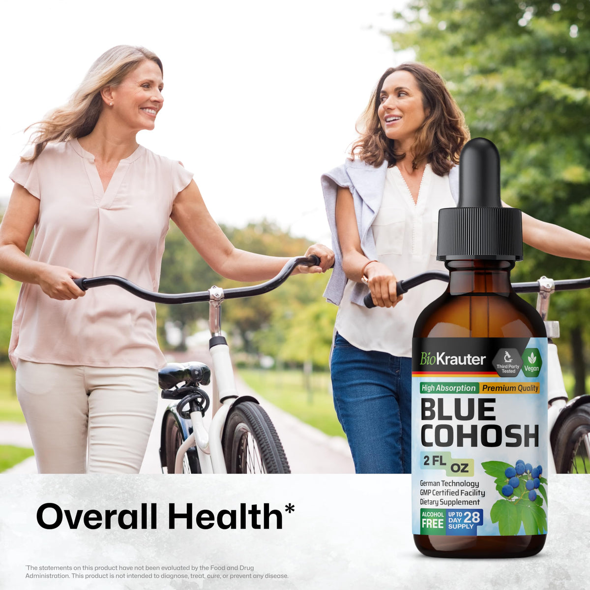 BIO KRAUTER Blue Cohosh Liquid for Women's Health - 2 Fl Oz - image 2