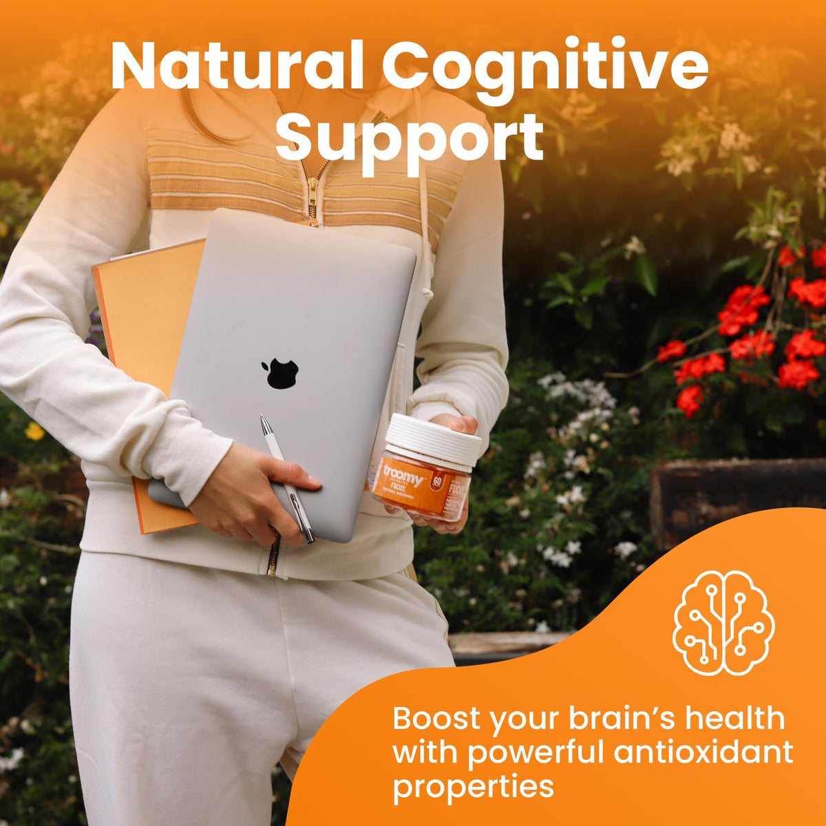 Troomy Nootropics Focus Lion's Mane Mushroom Gummies 800mg - 60 Gummies - image 5