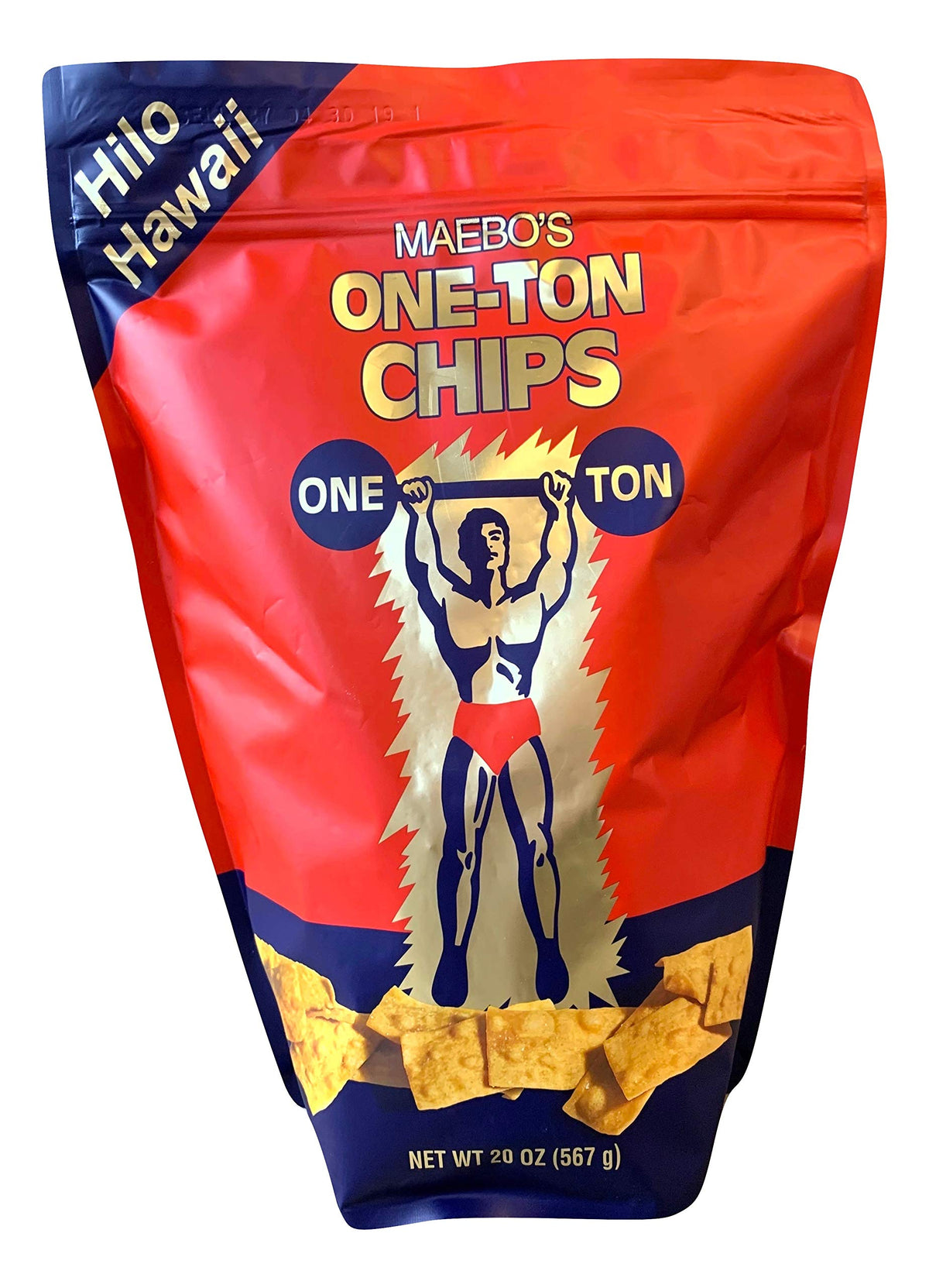 MAEBO'S ONE-TON Chips Large Bag - 20 Ounce