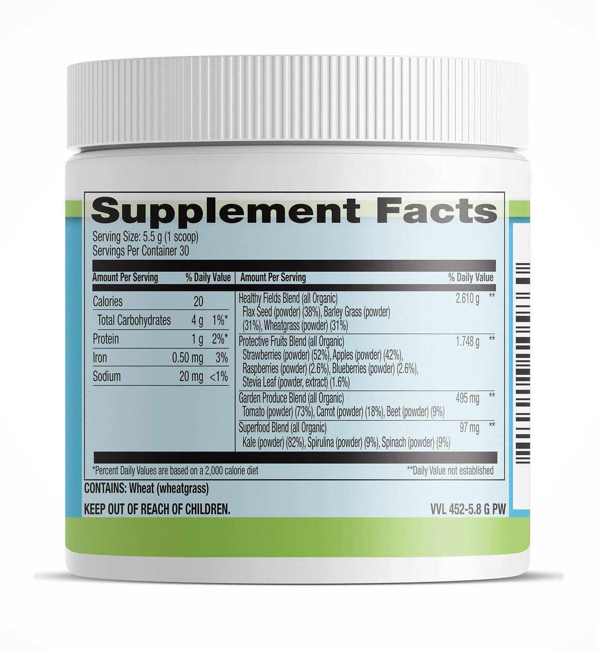 Livamed Organic Greens Powder Soy Free - 5.8 oz - image 4