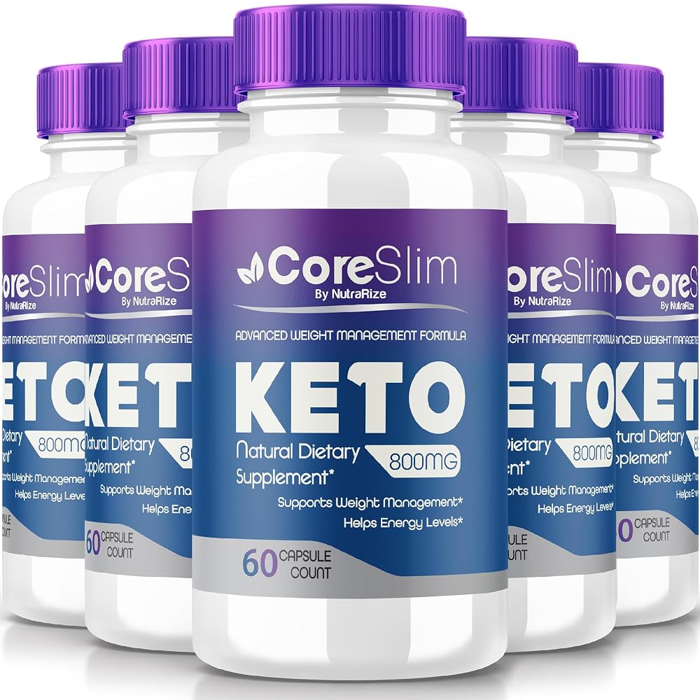 NutraRize Core Slim Capsules 800mg Keto Supplement - 300 Capsules