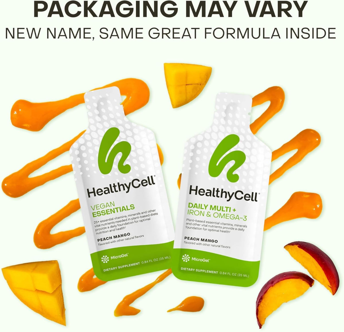 HealthyCell Vegan Daily Multivitamin with Iron & Omega-3 - 30 Packs - image 6