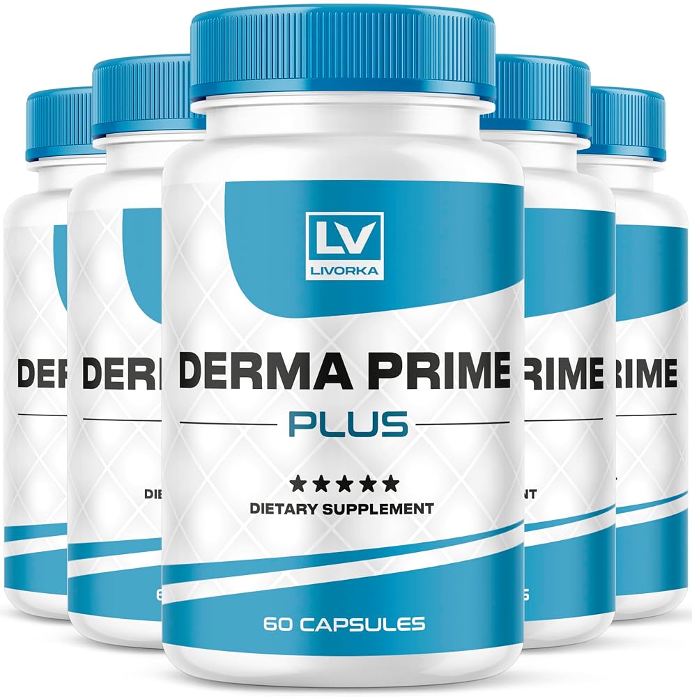 LIVORKA Derma Prime Plus Capsules - 300 Count (5 Pack)