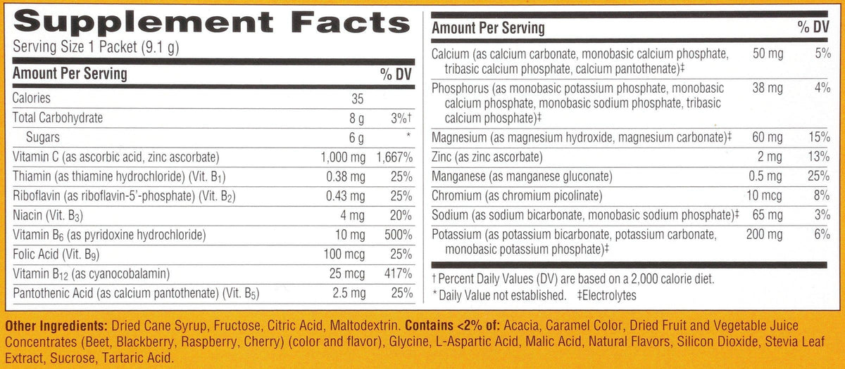 Emergen-C Raspberry Vitamin C Powder Immune Support - 30 Packets - image 4