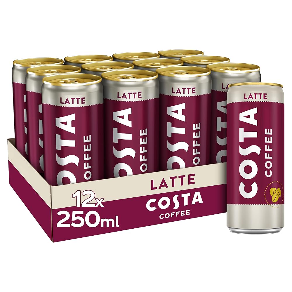 Costa Latte Coffee Drink - 12 x 250ml