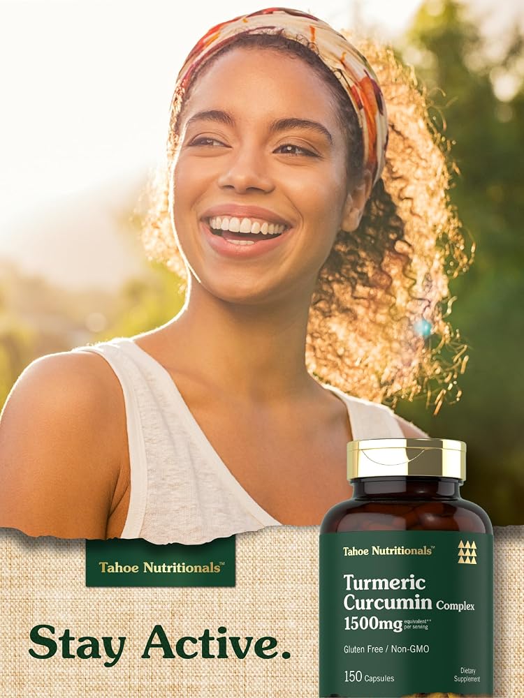 Tahoe Nutritionals Turmeric Curcumin Supplement - 150 Capsules - image 7