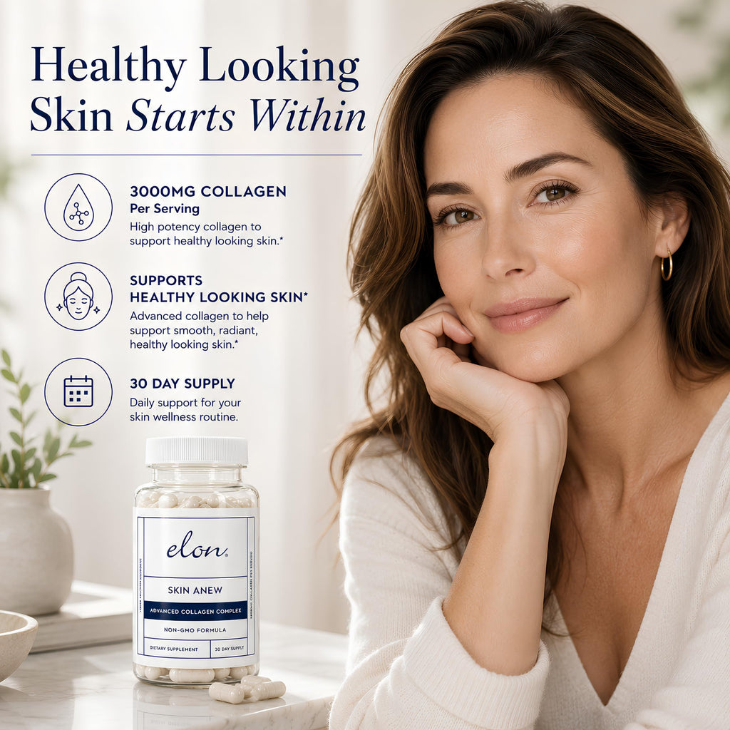 Elon Skin Anew Hydrolyzed Collagen 3000 mg - 120 Capsules - image 3