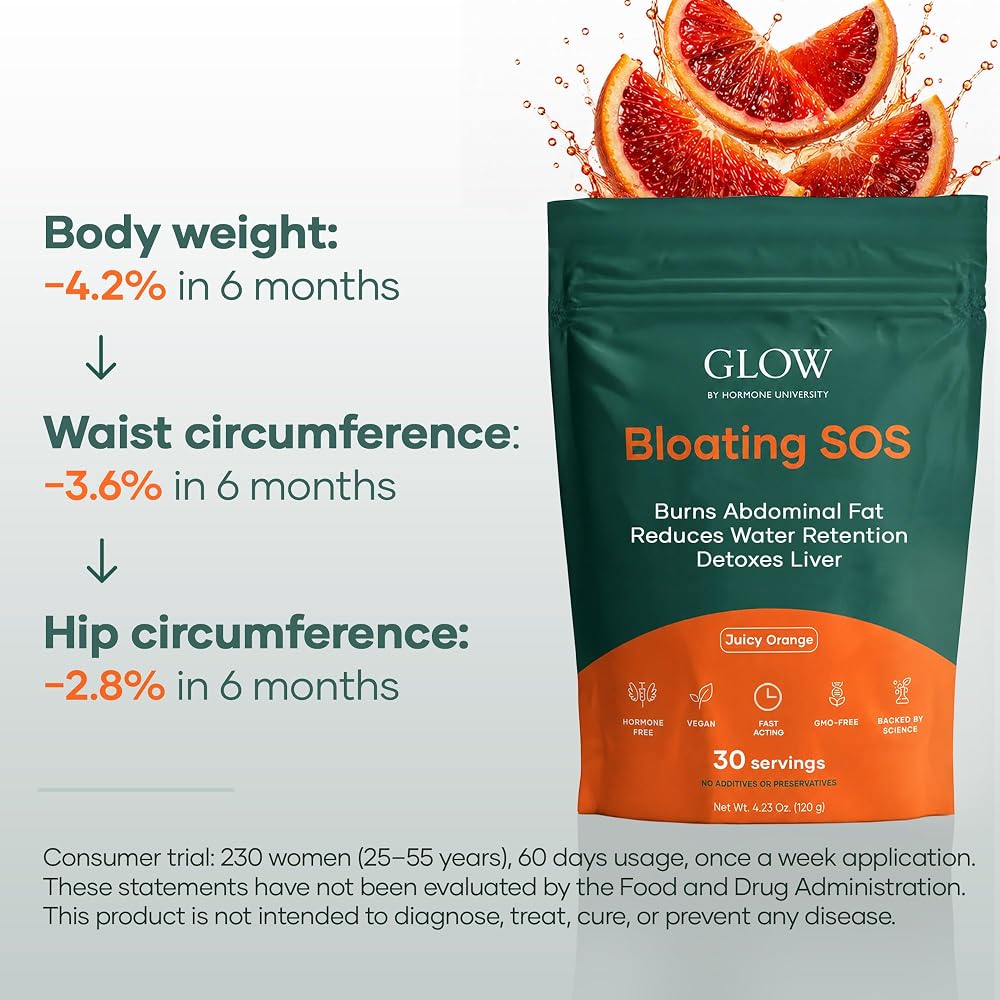 Glow Botanica Bloating SOS Powder for Gut Health - 30 Servings - image 2