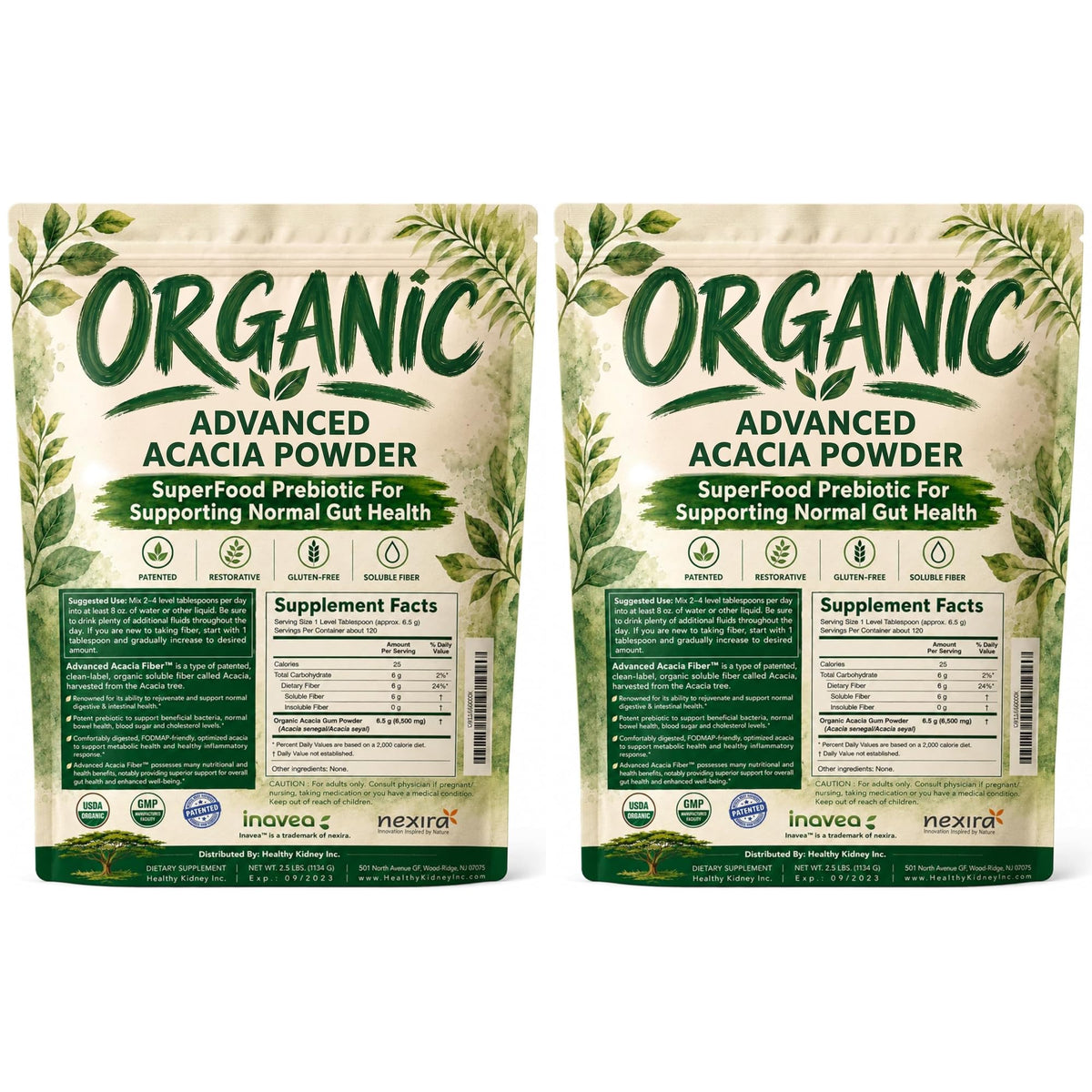 Kidney Restore Advanced Acacia Fiber Powder Soluble Fiber Leaky Gut