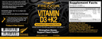 FREZZOR Vitamin D3 and K2 Softgels 2000 IU - 120 Softgels - image 2