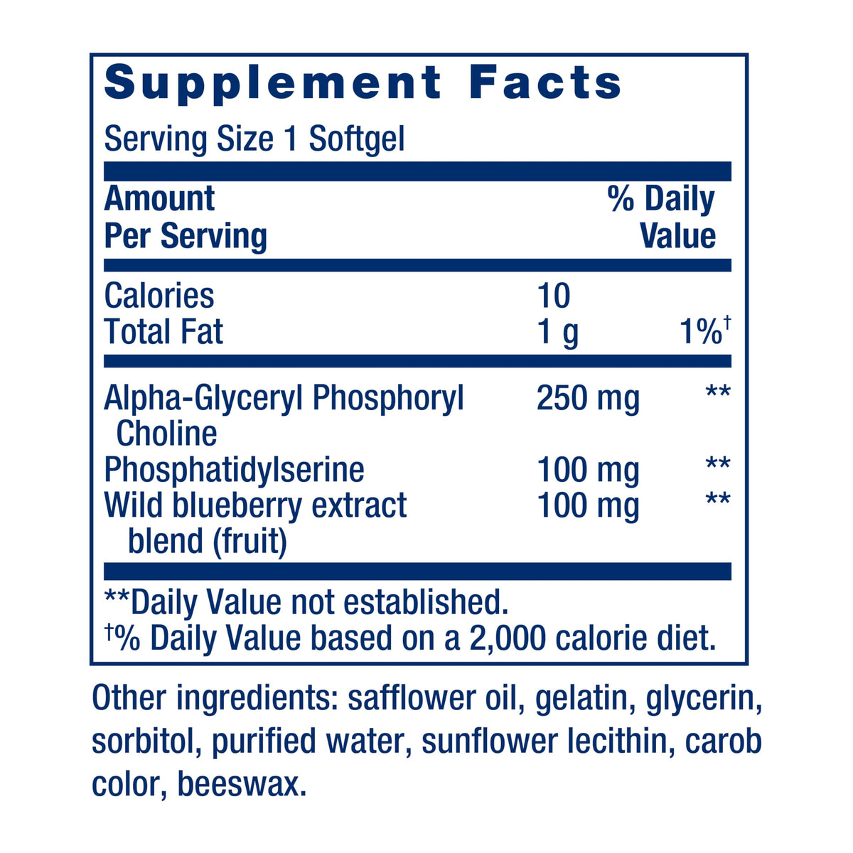 Life Extension Cognitex Basics Brain Health - 30 Softgels - image 3