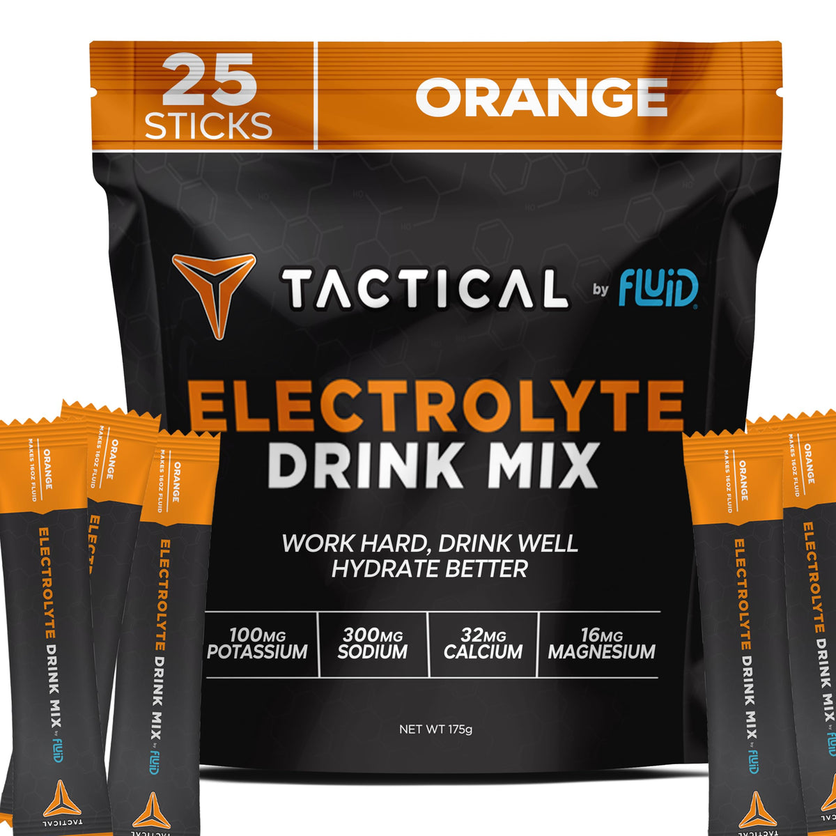 Fluid Tactical - 25 Count Electrolyte Powder