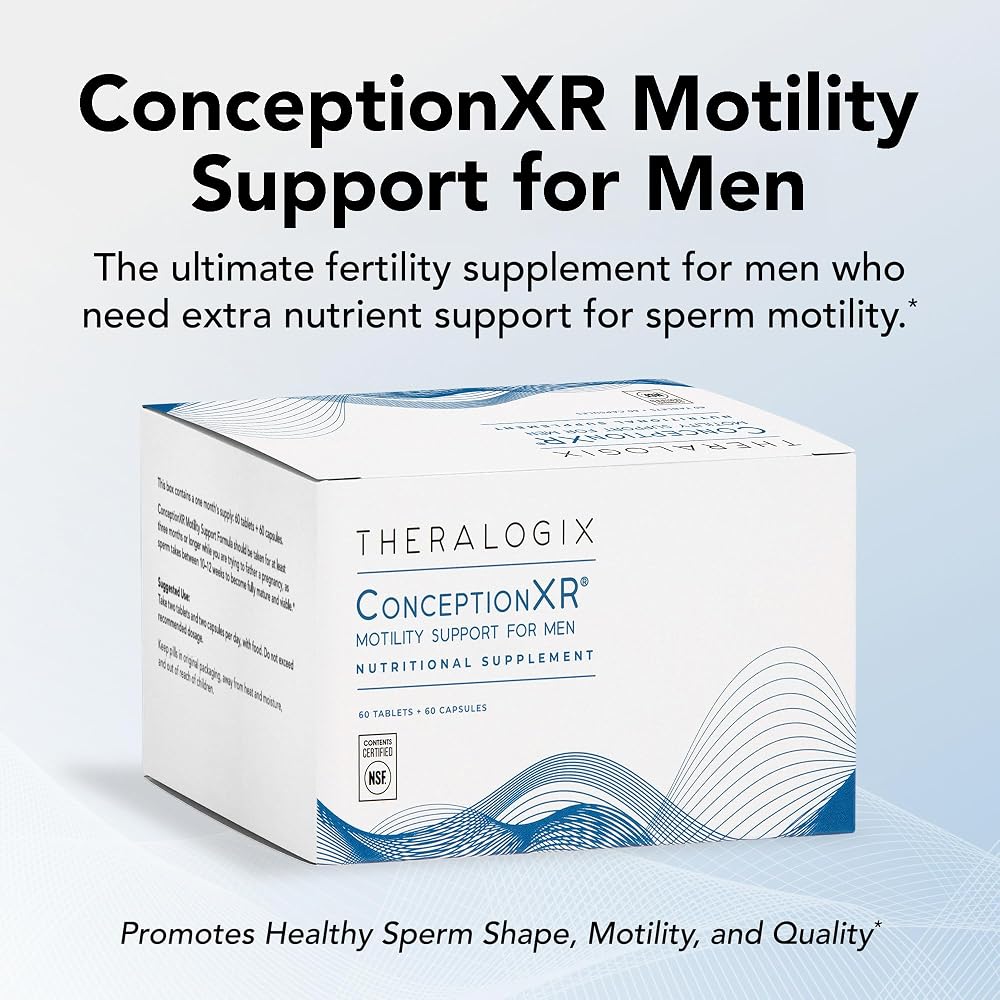 Theralogix ConceptionXR Motility Support Men's Fertility - 120 Capsules - image 3