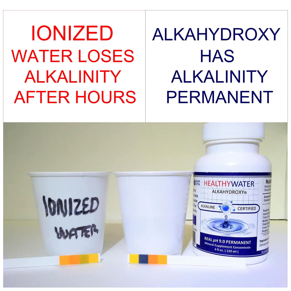 ALKA VITA Alkaline Water Concentrate pH 9.0 - 4 Fl Oz - image 3