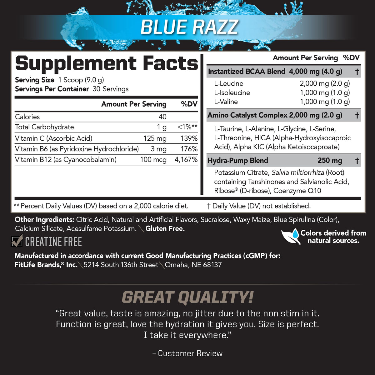 PMD Sports BCAA Stim-Free Fun On The Beach - 30 Servings