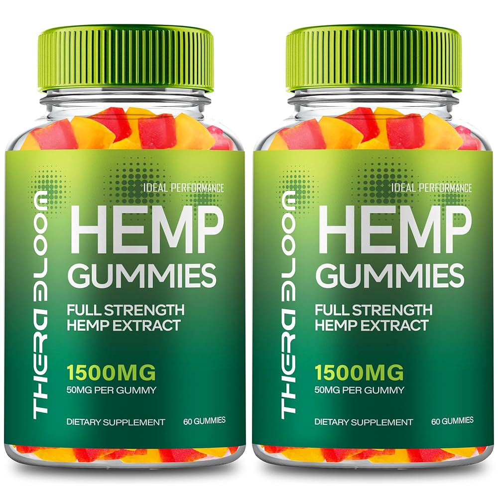 IDEAL PERFORMANCE TheraBloom Hemp Gummies Maximum Strength - 120 Gummies