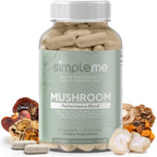 Simpleme Multi-Mushroom Supplement Complex - 60 Capsules