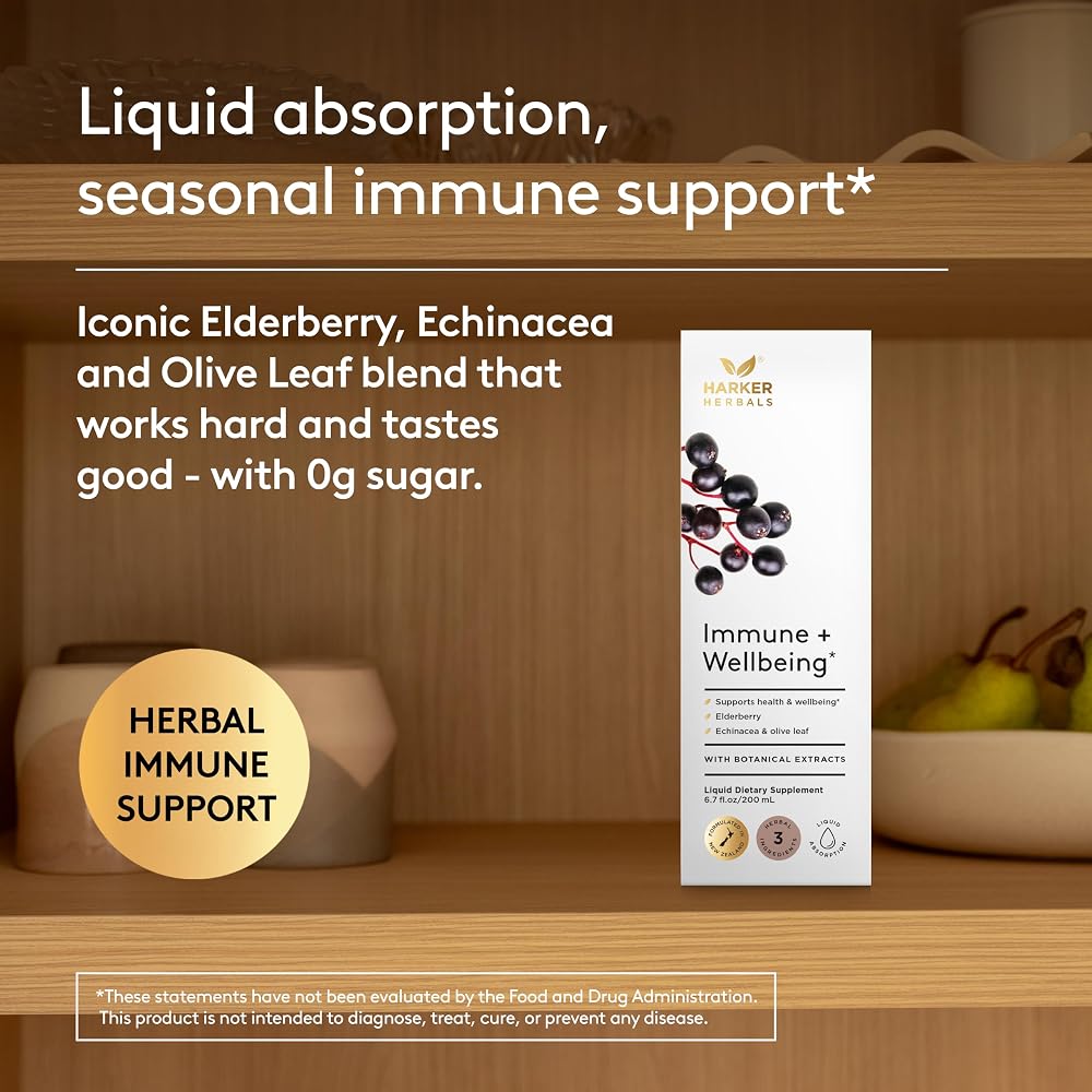 Harker Herbals Liquid Herbal Syrup for Lungs, Health and Wellbeing
