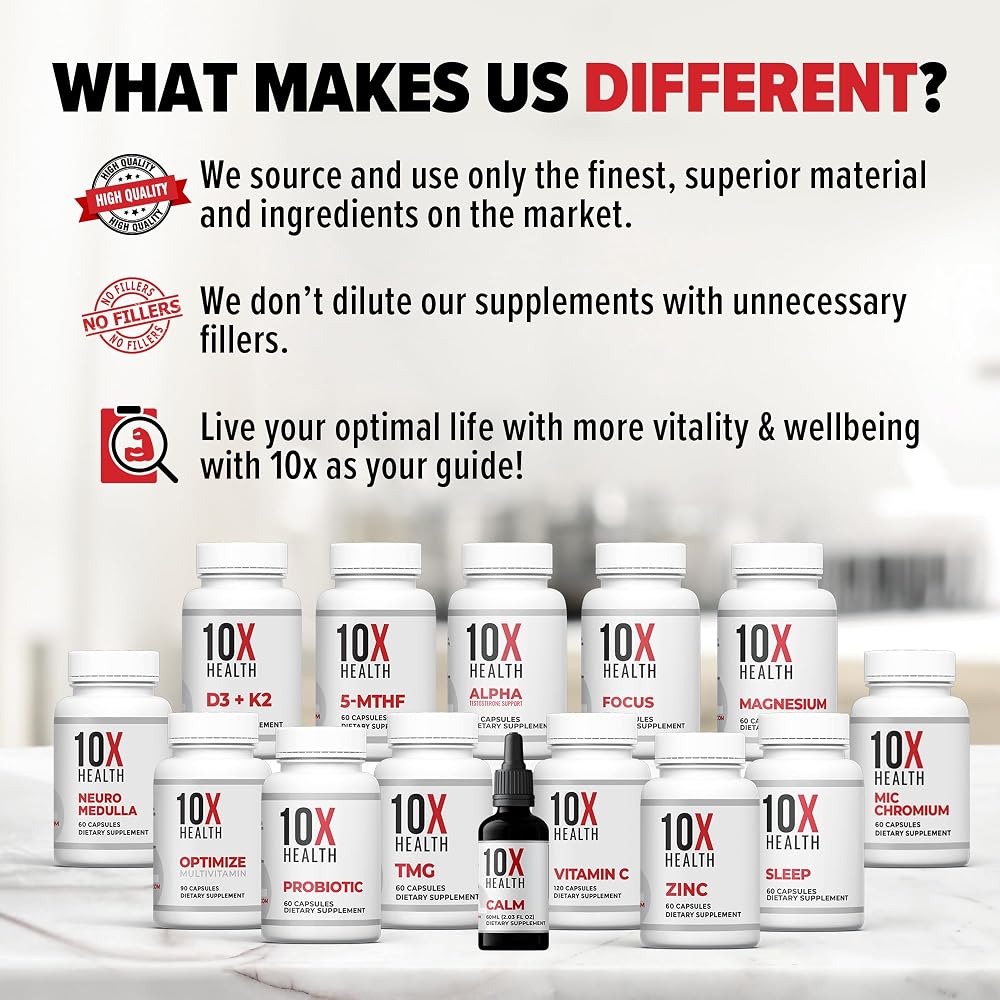 10X Health Probiotics for Men Immune Support - 60 Capsules - image 8
