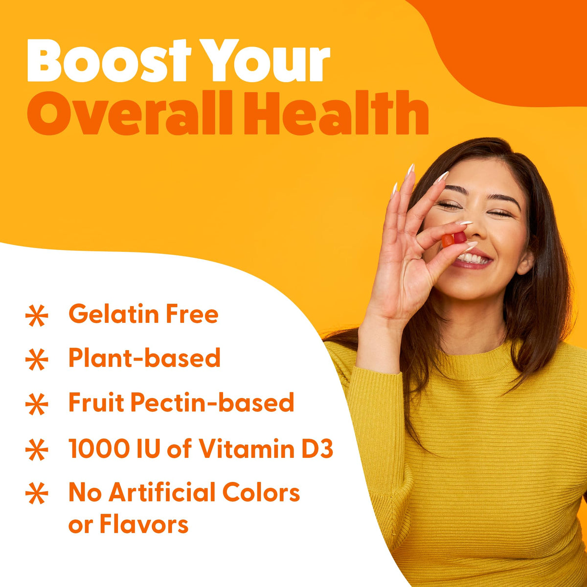 Feel Great Vitamin D Gummies for Adults Immune Support - 90 Gummies - image 6