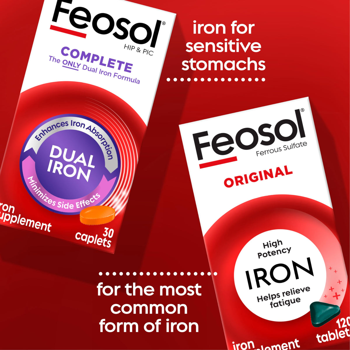 Feosol Original Iron Supplement Tablets 65mg - 240 Tablets - image 4