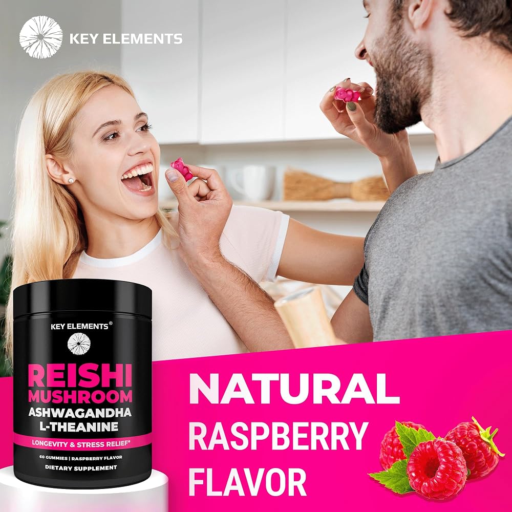 KEY ELEMENTS Reishi Mushroom Gummies with L-Theanine & Ashwagandha - 60 Count - image 5
