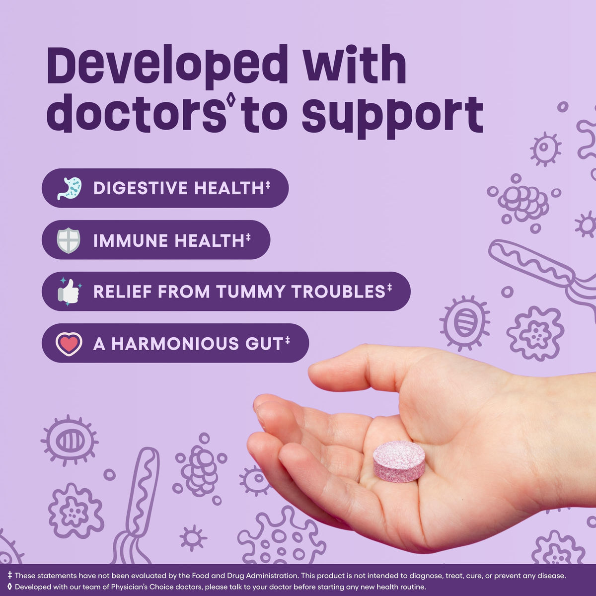 Physician's CHOICE Probiotics for Kids - 5 Billion CFU - 30 Chewables - image 2