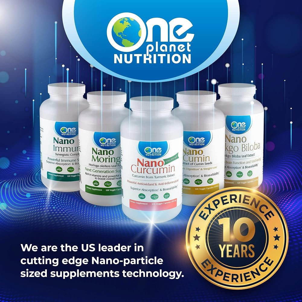 One Planet Nutrition Nano Holy Basil 500 mg Veggie Capsules - 120 Count - image 6