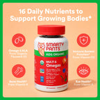 SmartyPants Organic Kids Multi & Omegas 3 Gummies - 120 Count - image 2