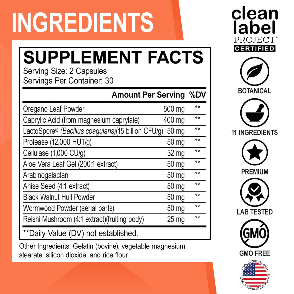DR. BO Candi Cleanse Support Supplement Balance Control - 60 Capsules - image 6