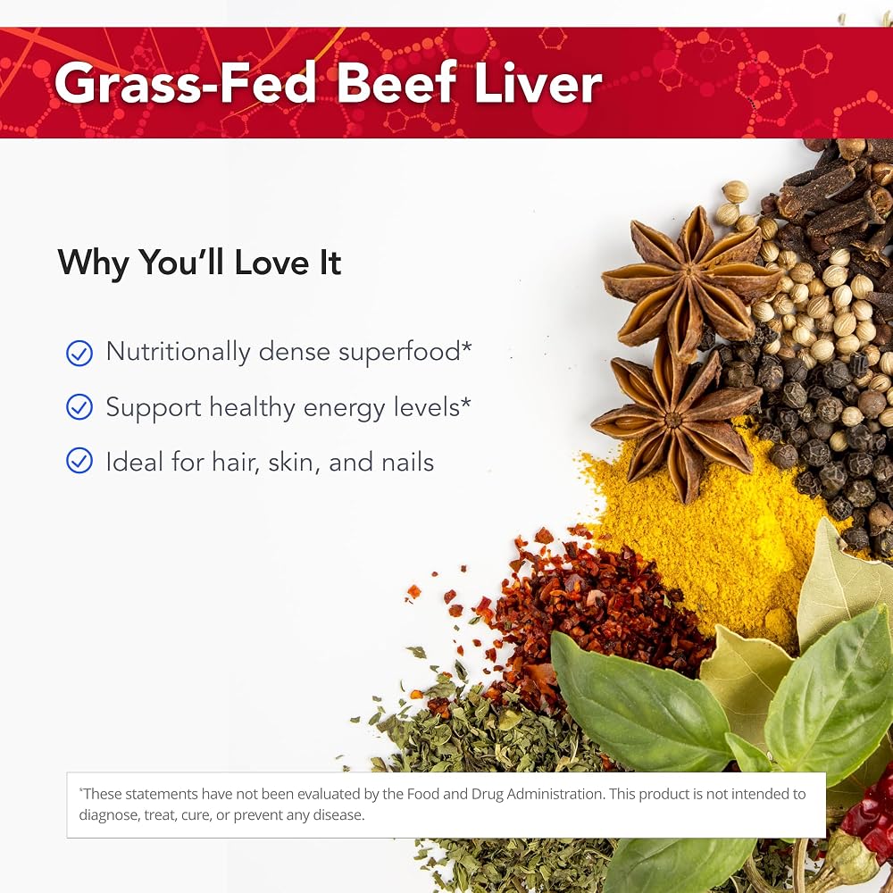 Physician's Strength Beef Liver - 150 Capsules - image 3