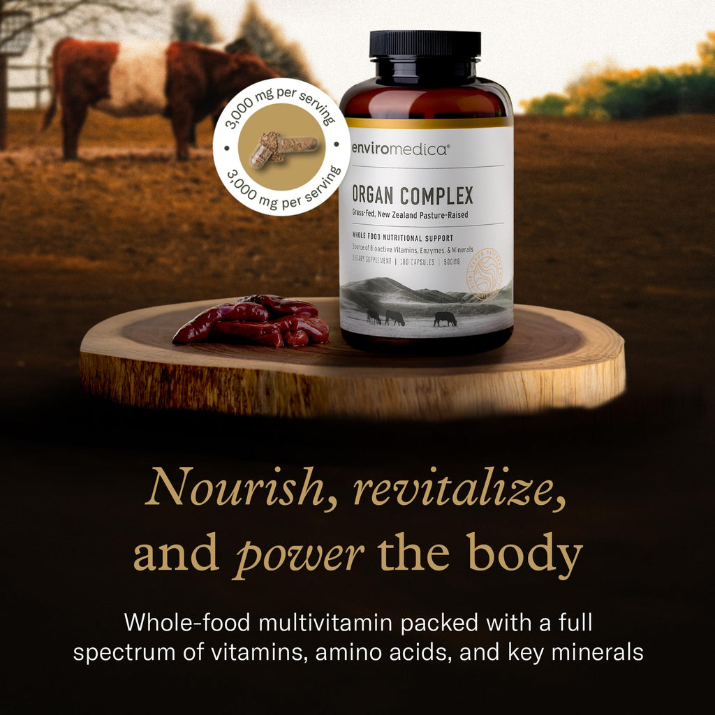 Enviromedica Grass-Fed Beef Organ Complex - 180 Capsules - image 2