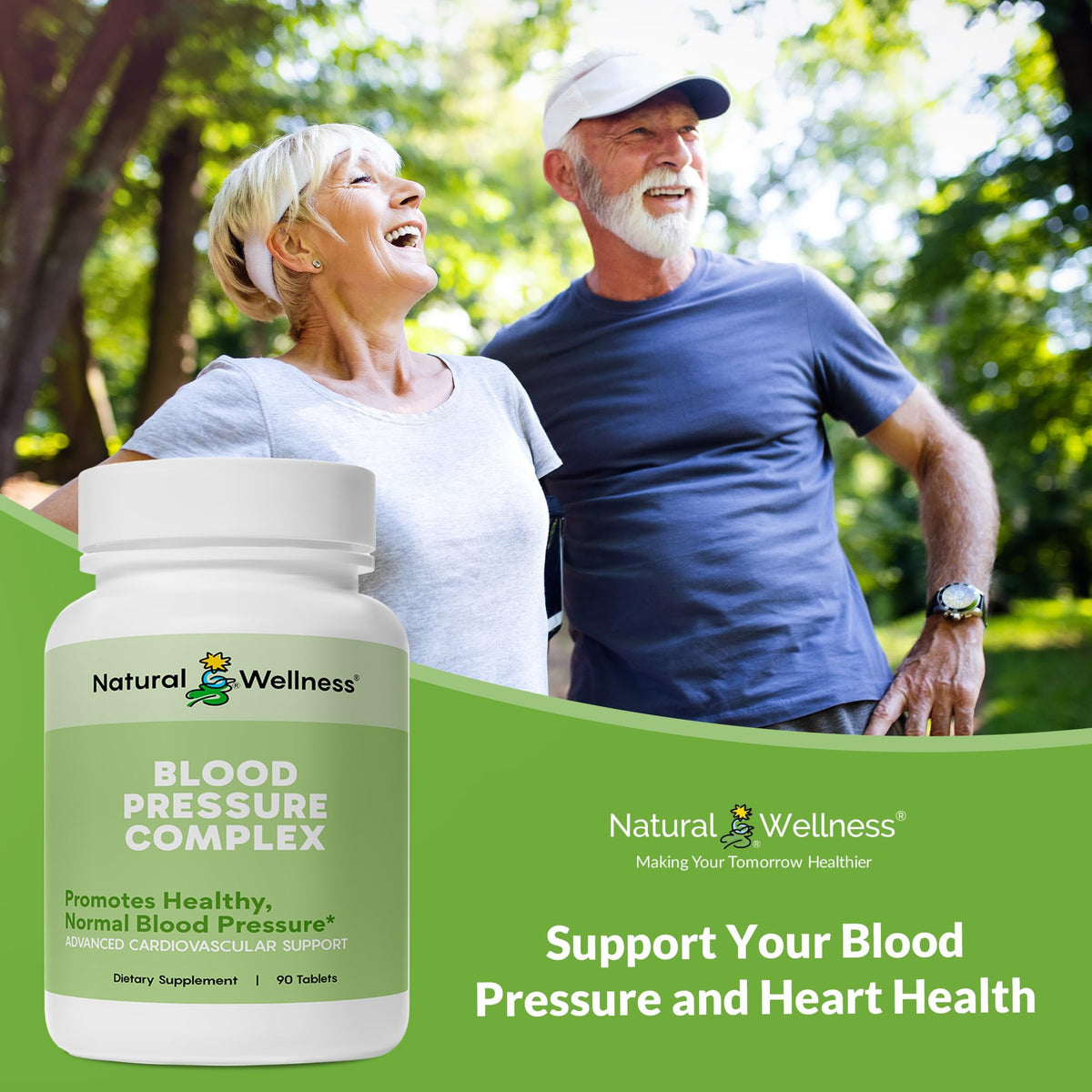 Natural Wellness Blood Pressure Complex - 90 Tablets - image 7
